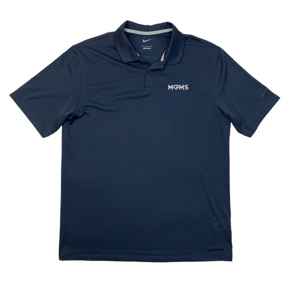 Nike Moms Polo Shirt Men M Medium Short Sleeve Moisture Wicking Performance Golf - Picture 1 of 11